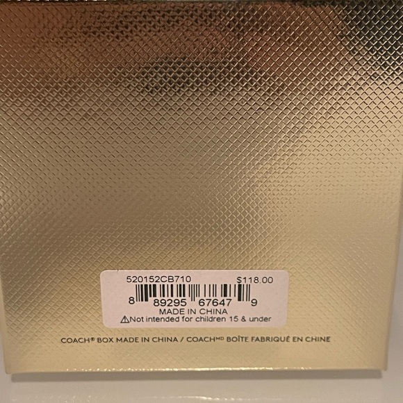 NWT Coach Necklace ~ Golden Horse & Carriage ~ MSRP $118 ππ - Picture 6 of 6